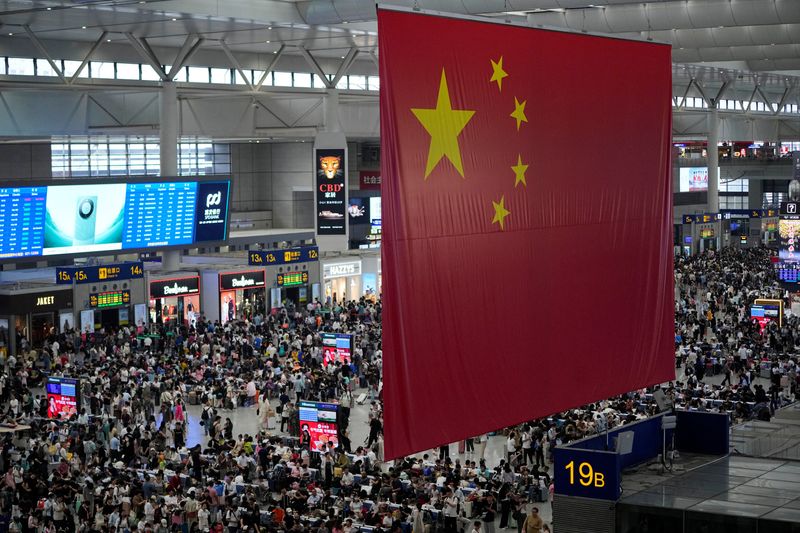 &copy; Reuters. Estação de trem de Hongqiao em Xangai, China
28/09/2023. REUTERS/Aly Song/File Photo
