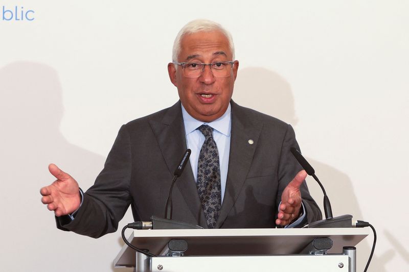 &copy; Reuters. Portugal's Prime Minister Antonio Costa attends a news conference during the Informal EU 27 Summit and Meeting within the European Political Community at Prague Castle, in Prague, Czech Republic, October 7, 2022. REUTERS/Eva Korinkova/File Photo