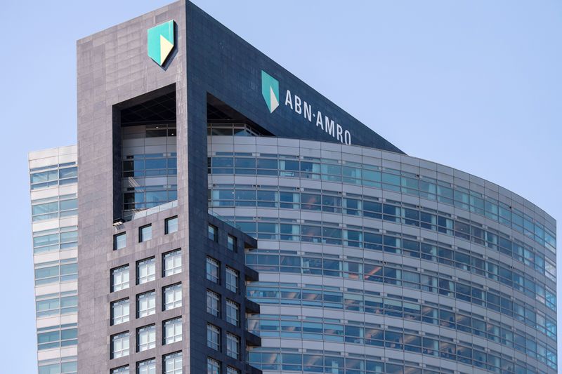 &copy; Reuters. Le siège social d'ABN Amro, à Amsterdam. /Photo prise le 14 mai 2019/REUTERS/Piroschka van de Wouw