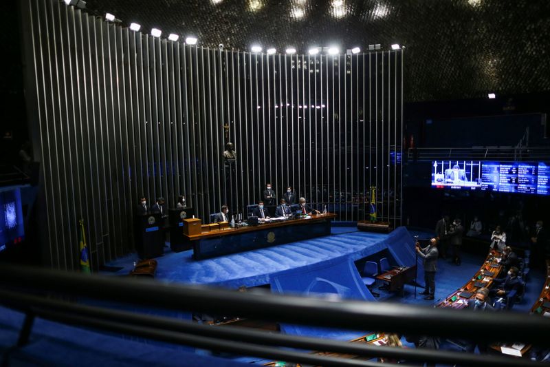&copy; Reuters. Plenário do Senado
01/02/2021
REUTERS/Adriano Machado