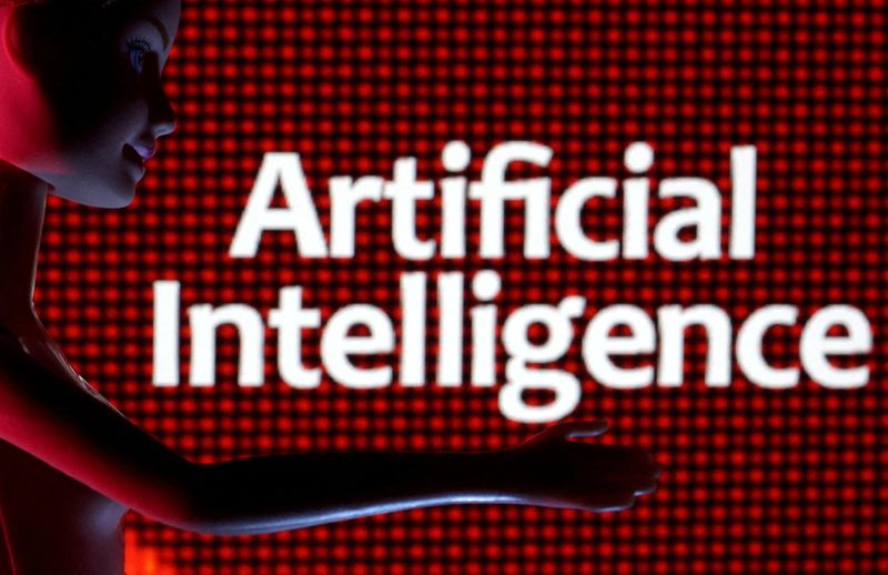 &copy; Reuters. Ilustração do termo inteligência artificial, em inglês
31/03/2023
REUTERS/Dado Ruvic/Ilustração