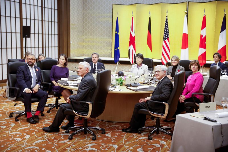 &copy; Reuters. Reunião do G7 em Tóquio
 7/11/2023   REUTERS/Jonathan Ernst