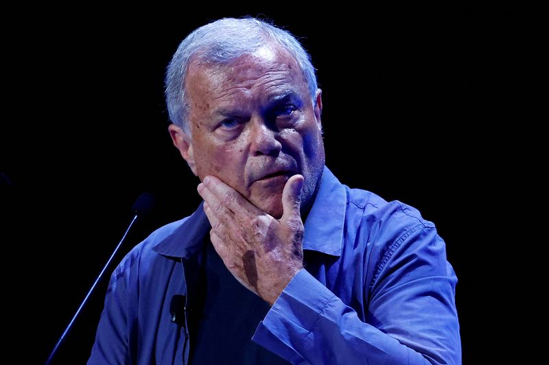 &copy; Reuters. FILE PHOTO: Sir Martin Sorrell, Founder and Executive Chairman of S4 Capital, attends a conference at the Cannes Lions International Festival of Creativity in Cannes, France, June 19, 2023. REUTERS/Eric Gaillard/File Photo