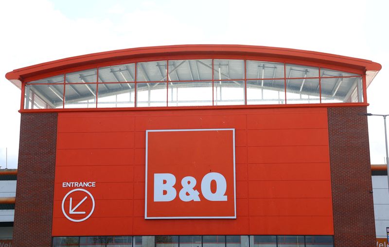 &copy; Reuters. FILE PHOTO: A general view of a B&Q store in Crewe, Britain, March 21, 2023. REUTERS/Molly Darlington/File Photo