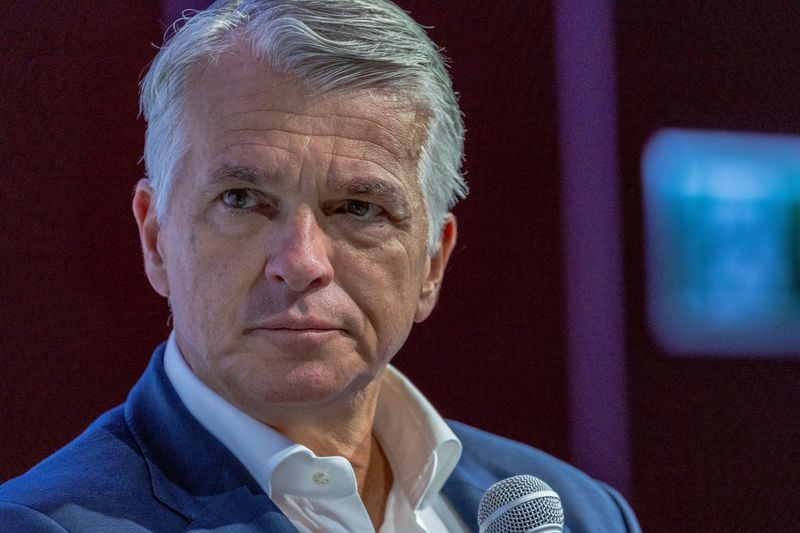 &copy; Reuters. Sergio Ermotti, UBS Group Chief Executive Officer attends the Building Bridges conference in Geneva, Switzerland, October 2, 2023. REUTERS/Denis Balibouse/File photo