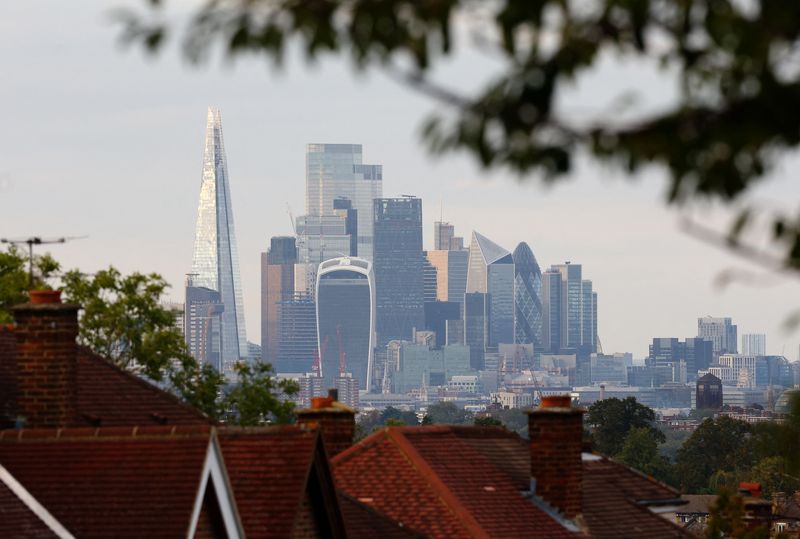 &copy; Reuters. Une vue du quartier financier de Londres. /Photo prise le 23 septembre 2023/REUTERS/Matthew Childs