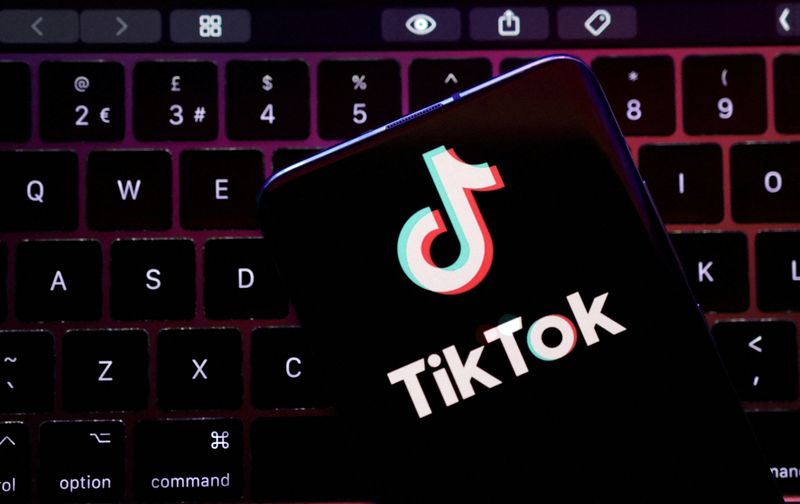 &copy; Reuters. FOTO DE ARQUIVO: O logotipo do aplicativo TikTok é visto nesta ilustração tirada em 22 de agosto de 2022. REUTERS/Dado Ruvic/Ilustração/Foto de arquivo