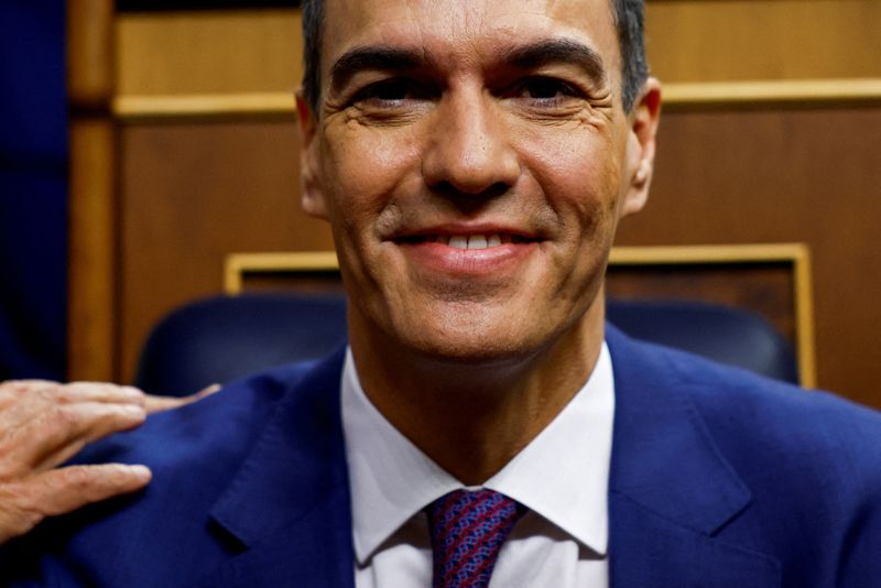 &copy; Reuters. Le Premier ministre espagnol Pedro Sanchez à Madrid. /Photo prise le 16 novembre 2023/REUTERS/Susana Vera