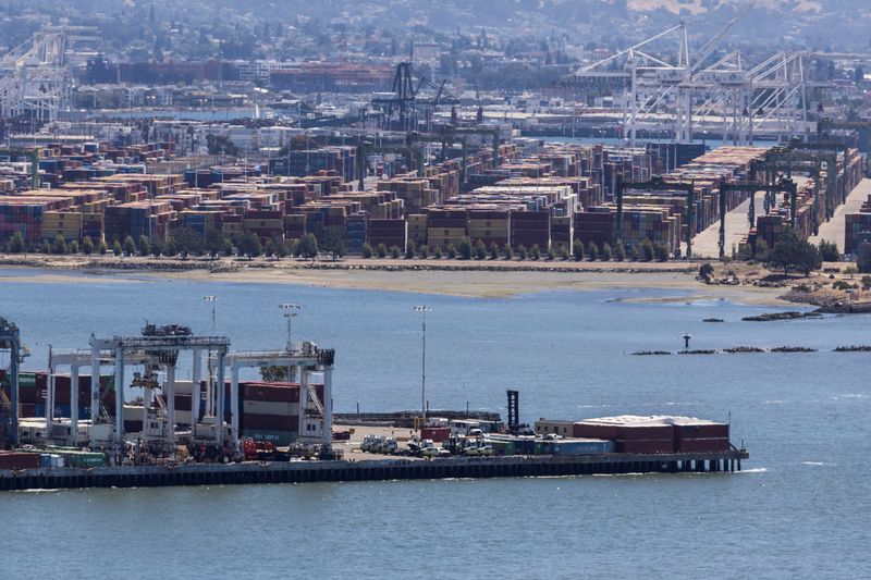 &copy; Reuters. Terminal do Porto de Oakland, na Califórnia
21/07/2022
REUTERS/Carlos Barria