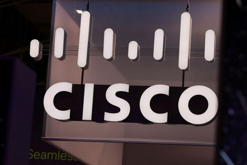 &copy; Reuters. Cisco em logo exibido em congresso na Espanha
1/3/2023 REUTERS/Nacho Doce/Arquivo