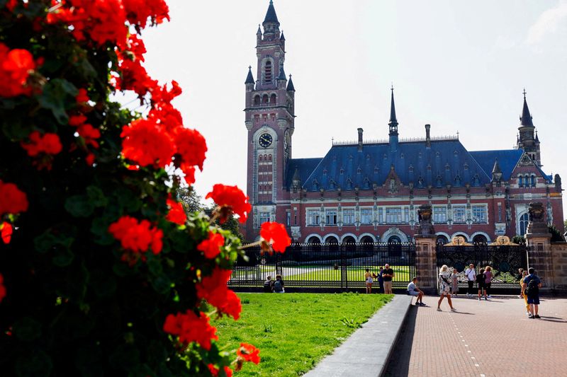 &copy; Reuters. Siège de la Cour internationale de justice (CIJ) à La Haye, Pays-Bas. /Photo d'archives prise le 22 août 2023/REUTERS/Piroschka van de Wouw