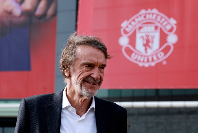 &copy; Reuters. Ineos chairman Jim Ratcliffe is pictured at Old Trafford in Manchester, Britain, March 17, 2023 REUTERS/Phil Noble/File Photo