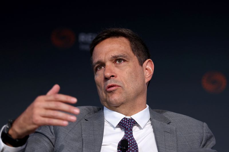 &copy; Reuters. FILE PHOTO: Brazil's central bank Governor Roberto Campos Neto, speaks at the ReutersNEXT Newsmaker event in New York City, New York, U.S., November 9, 2023. REUTERS/Brendan McDermid