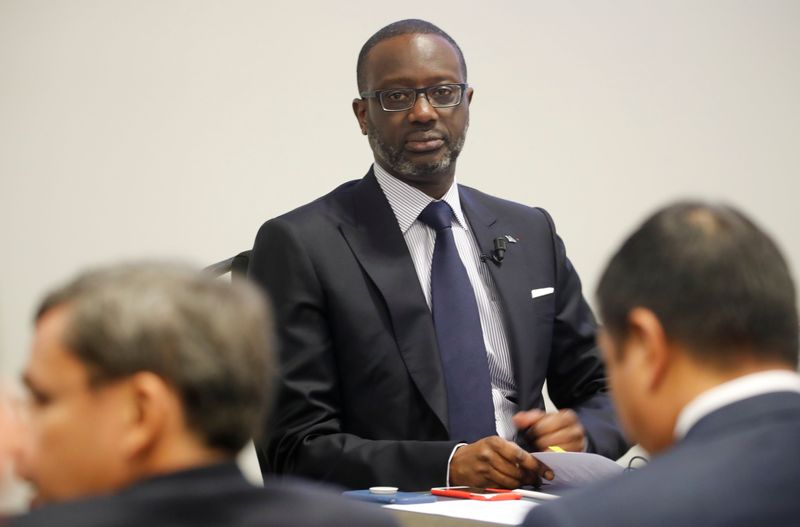 &copy; Reuters. Tidjane Thiam a déposé sa candidature à la présidence ivoirienne. /Photo prise le 30 octobre 2019/REUTERS/Arnd Wiegmann