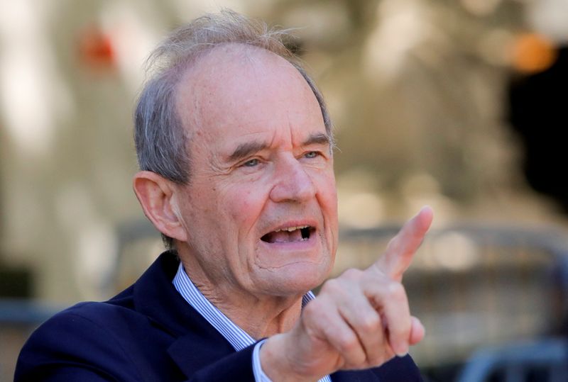 &copy; Reuters. FILE PHOTO: Lawyer David Boies gestures as he walks out of the Southern District of New York court, New York, U.S., July 15, 2019. REUTERS/Andrew Kelly/File Photo