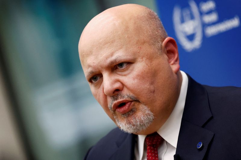 © Reuters. Promotor do Tribunal Penal Internacional, Karim Khan 
12/10/2023
REUTERS/Piroschka van de Wouw