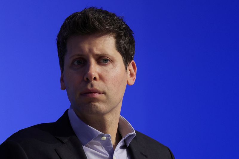 &copy; Reuters. CEO da OpenAI, Sam Altman, na Califórnia, EUA
16/11/2023 REUTERS/Carlos Barria/Arquivo