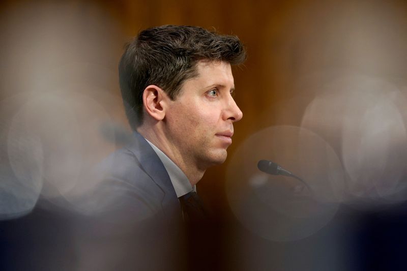 &copy; Reuters. OpenAI CEO Sam Altman testifies before a Senate Judiciary Privacy, Technology & the Law Subcommittee hearing titled 'Oversight of A.I.: Rules for Artificial Intelligence' on Capitol Hill in Washington, U.S., May 16, 2023.  REUTERS/Elizabeth Frantz/File Ph