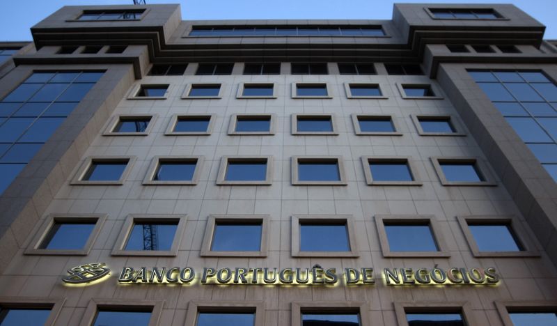 &copy; Reuters. The headquarters of the Portuguese bank "Banco Portugues de Negocios" is seen in Lisbon November 2, 2008. Portugal's government nationalised a small private bank, Banco Portugues de Negocios (BPN), on Sunday as the international financial crisis claimed i