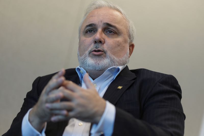 &copy; Reuters. Brazil’s state-run oil company Petrobras Chief Executive Jean-Paul Prates attends an interview with Reuters in Rio de Janeiro, Brazil July 17, 2023. REUTERS/Ricardo Moraes/File Photo