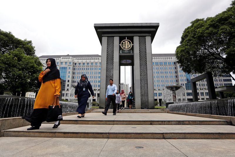 &copy; Reuters. 　１１月２１日、インドネシア中央銀行が公表した第３・四半期の経常収支は輸出需要の回復に伴い、赤字幅が縮小した。写真は２０１９年１月、ジャカルタで撮影（２０２３年　ロイター