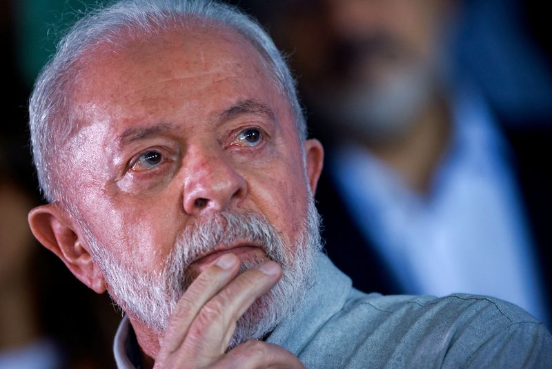 &copy; Reuters. Brazil's President Luiz Inacio Lula da Silva attends a press conference at the National Institute of Educational Studies and Research (INEP) in Brasilia, Brazil November 5, 2023. REUTERS/Adriano Machado