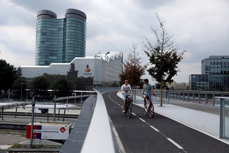 &copy; Reuters. Rabobank headquarters is seen in Utrecht, Netherlands August 21, 2018. Picture taken August 21, 2018. REUTERS/Eva Plevier/ File photo