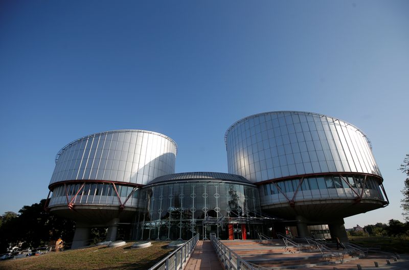 &copy; Reuters. Imagen de archivo de la sede del Tribunal Europeo de Derechos Humanos en Estrasburgo, Francia. 11 septiembre 2019. REUTERS/Vincent Kessler