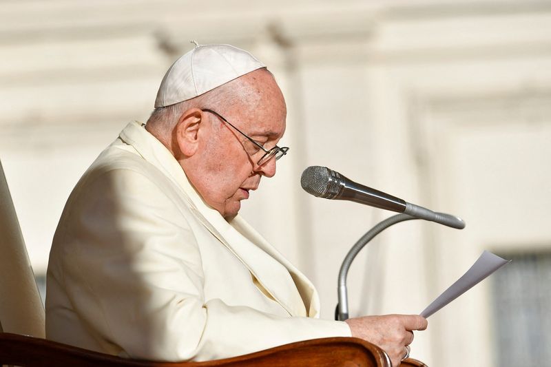 &copy; Reuters. Papa Francisco
22/11/2023
Mídia do Vaticano/Divulgação via REUTERS