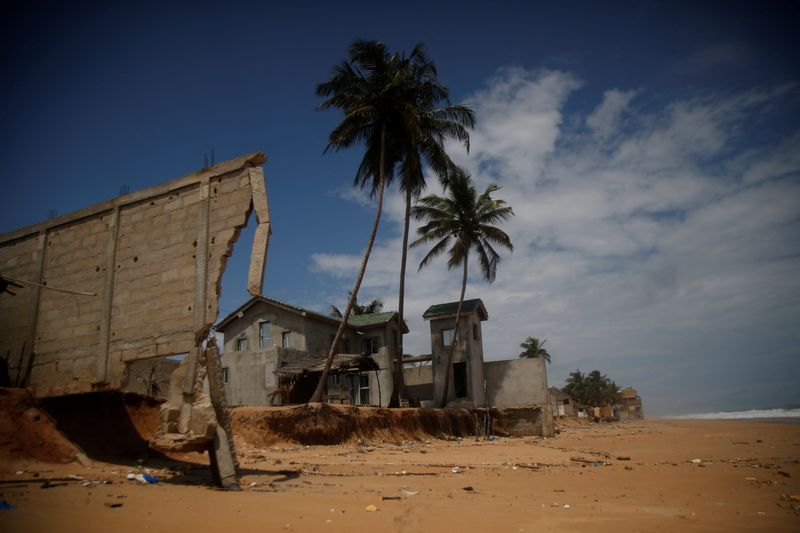 Ivory Coast tourist haven battles coastal erosion and rogue waves