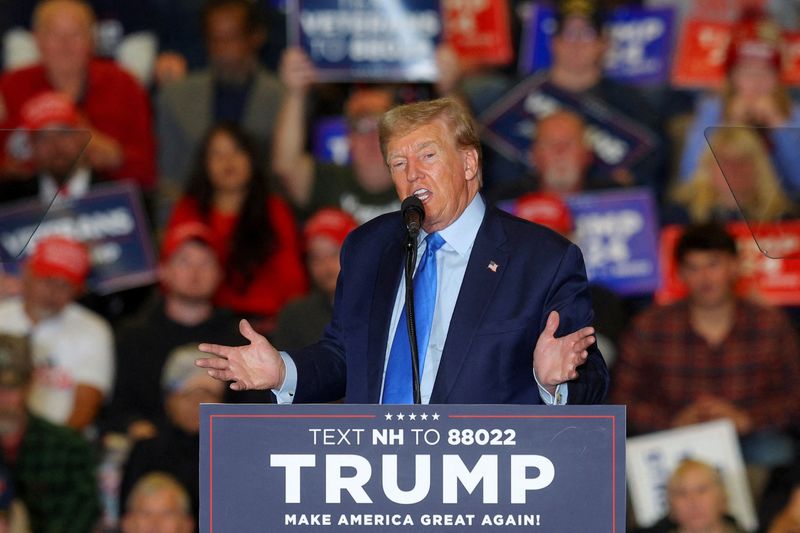 &copy; Reuters. Trump faz campanha em New Hampshire
 11/11/2023   REUTERS/Brian Snyder