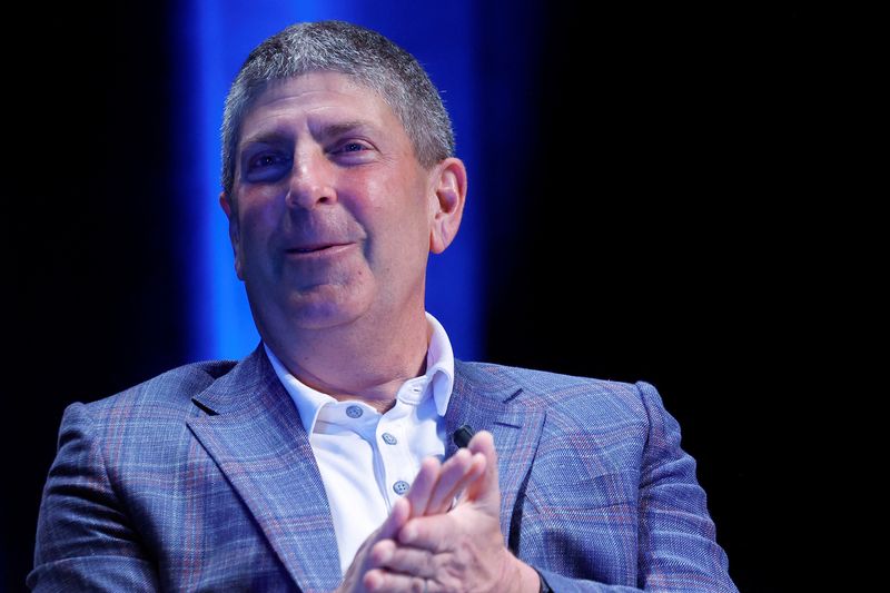 &copy; Reuters. Jeff Shell, CEO of NBCUniversal, speaks during a conference at the Cannes Lions International Festival of Creativity in Cannes, France, June 22, 2022.    REUTERS/Eric Gaillard