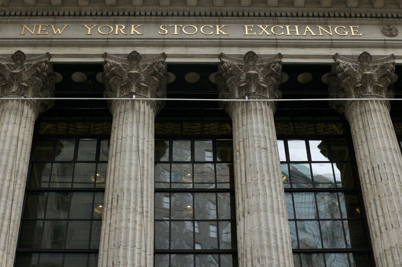&copy; Reuters. FILE PHOTO: The New York Stock Exchange (NYSE) in New York City, U.S., February 24, 2022.   REUTERS/Caitlin Ochs/File Photo