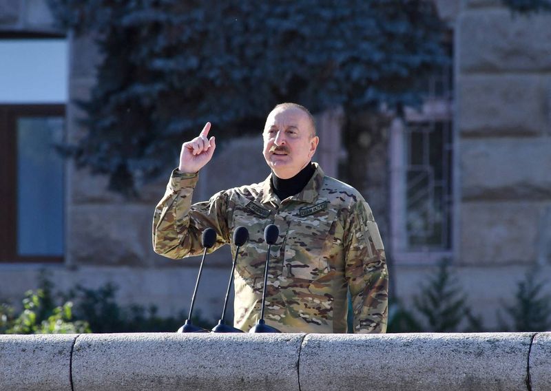 Azerbaijan's Aliyev scolds Blinken over U.S. backing for Armenia