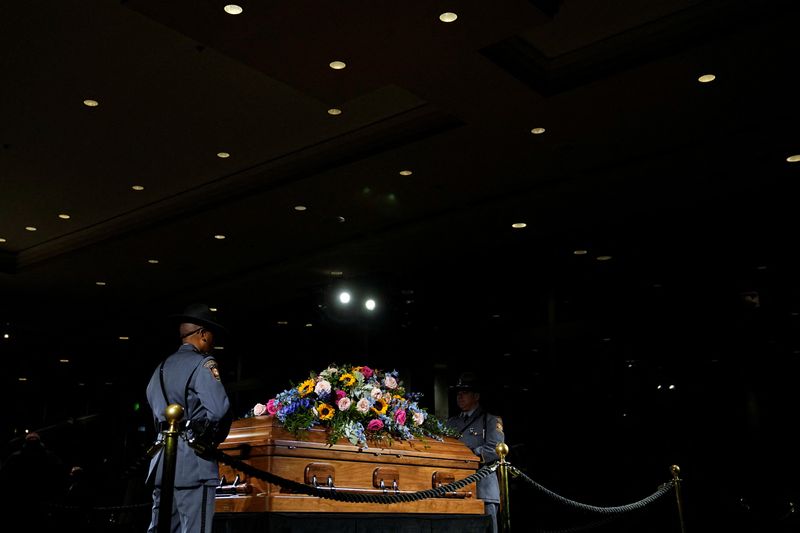 Mourners honor former US first lady Rosalynn Carter's humanitarian work