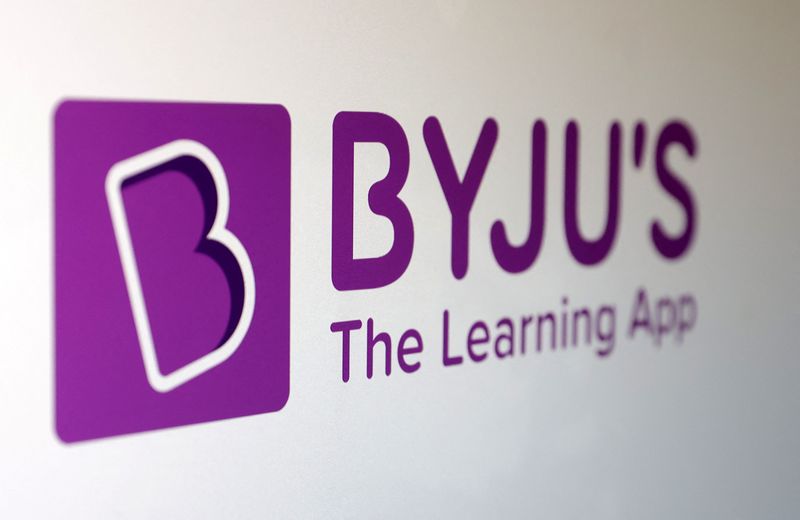 &copy; Reuters. FILE PHOTO: Byju's logo is seen in this illustration taken, June 22, 2023. REUTERS/Dado Ruvic/Illustration