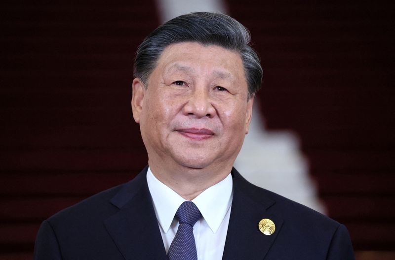 &copy; Reuters. Foto de archivo del Presidente chino Xi Jinping en un evento en Pekín 
Oct 17, 2023. Sputnik/Sergei Savostyanov/Pool via REUTERS/
