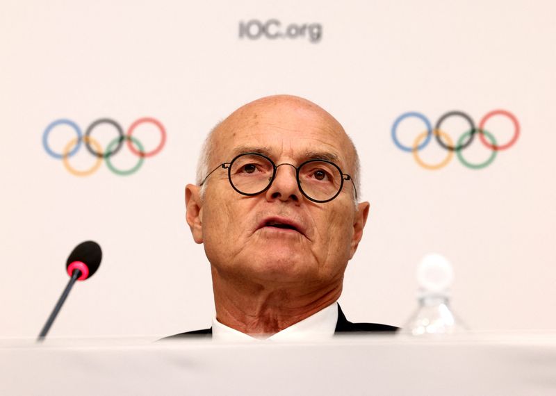 &copy; Reuters. 国際オリンピック委員会（ＩＯＣ）は２９日、この日開催した理事会で、２０３０年冬季五輪大会の開催地にフランス、３４年大会の開催地にソルトレークシティー（米ユタ州）を最優先候