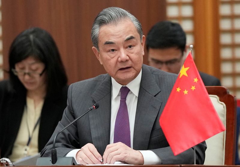 &copy; Reuters. Ministro das Relações Exteriores da China, Wang Yi
26/11/2023
Ahn Young-joon/Pool via REUTERS