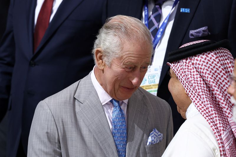 &copy; Reuters. Britain's King Charles attends the United Nations Climate Change Conference (COP28) in Dubai, United Arab Emirates, December 1, 2023. REUTERS/Amr Alfiky