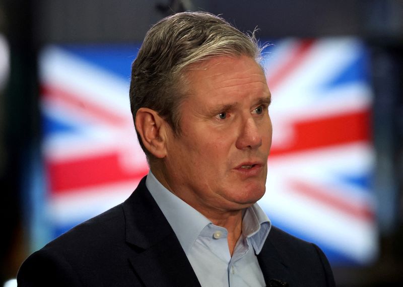 Labour won't turn on spending taps if it wins UK election, Starmer says