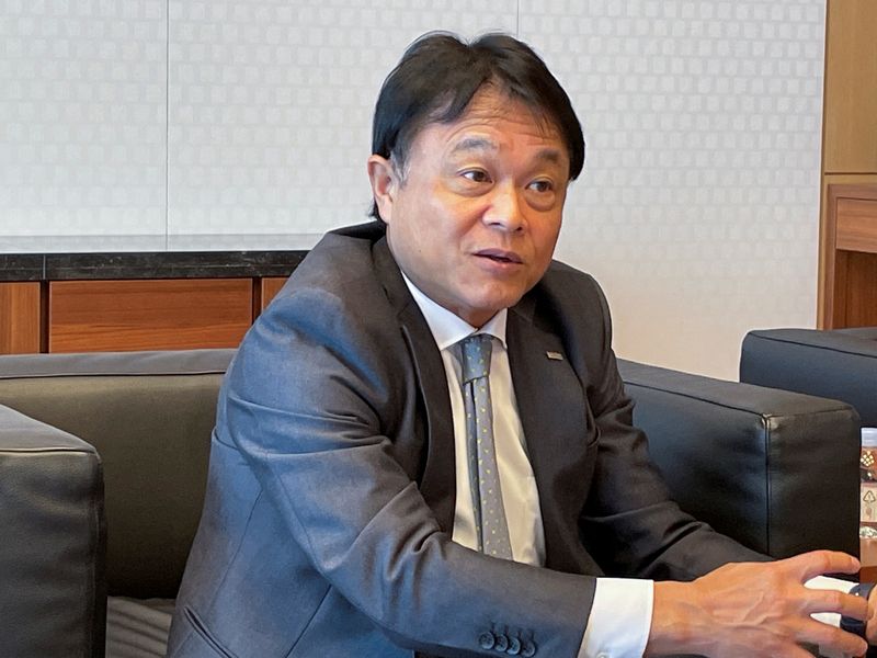 &copy; Reuters. Kei Umeda, CEO of Mizuho Trust & Banking, speaks in an interview with Reuters in Tokyo, Japan November 27, 2023. REUTERS/Ritsuko Shimizu