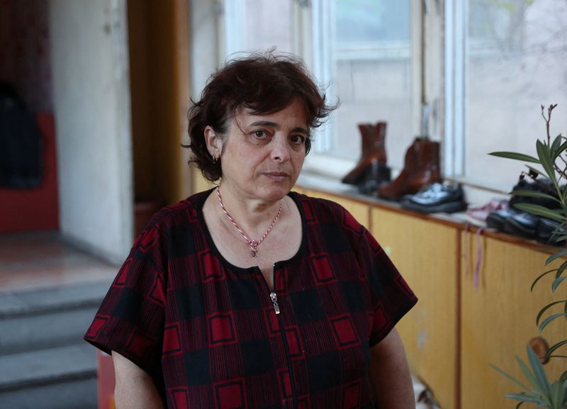 &copy; Reuters. Refugiada da região de Nagorno-Karbakh Elada Sargsyan em Masis
 22/11/2023    REUTERS/Irakli Gedenidze