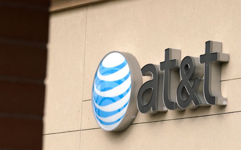 &copy; Reuters. The AT&T logo is seen on a store in Golden, Colorado United States July 25, 2017. REUTERS/Rick Wilking/File Photo