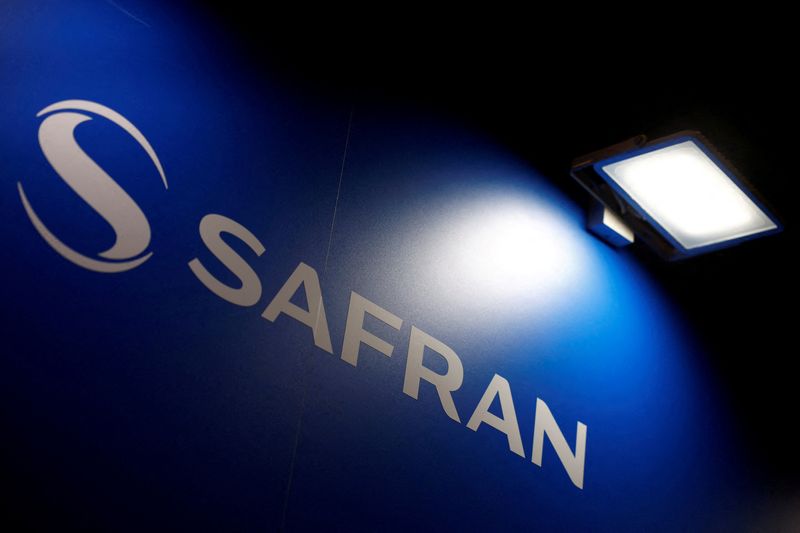 &copy; Reuters. Le logo de Safran. /Photo prise le 15 novembre 2023/REUTERS/Sarah Meyssonnier