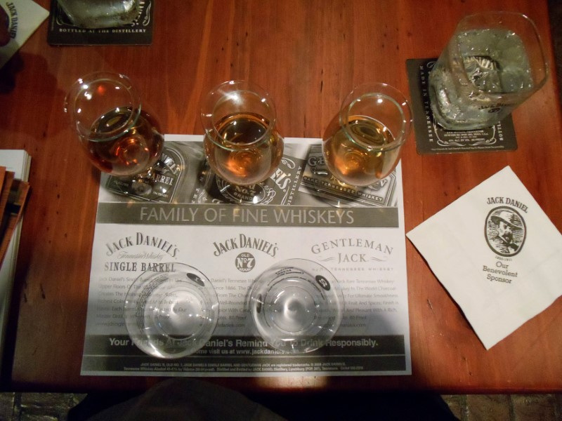 &copy; Reuters. FILE PHOTO: A Whiskey tasting station is seen at the Jack Daniel's distillery in Lynchburg, Tennessee May 10, 2011. REUTERS/Martinne Geller /File Photo