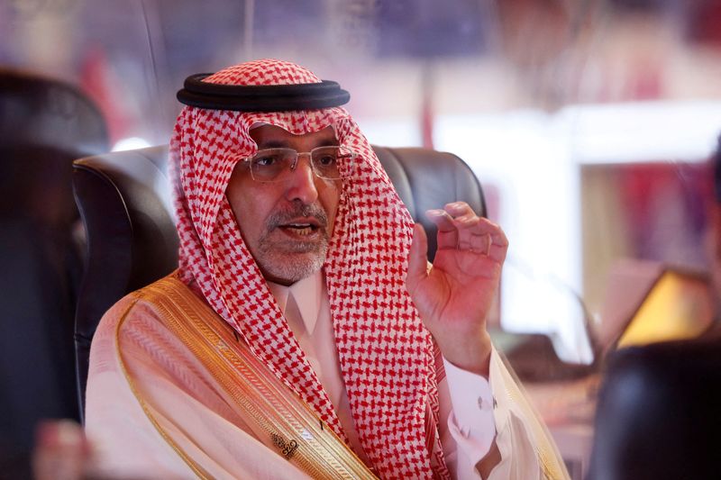 &copy; Reuters. وزير المالية السعودي محمد الجدعان خلال مشاركته في اجتماع وزراء المالية ورؤساء البنوك المركزية في مجموعة العشرين بمنتجع بالي الإندونيسي . ص