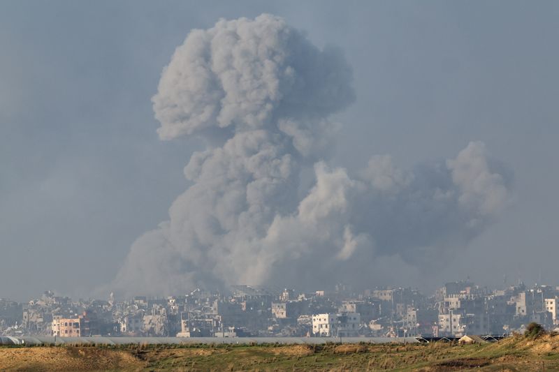 Israel advances in south Gaza city as civilians search for safety