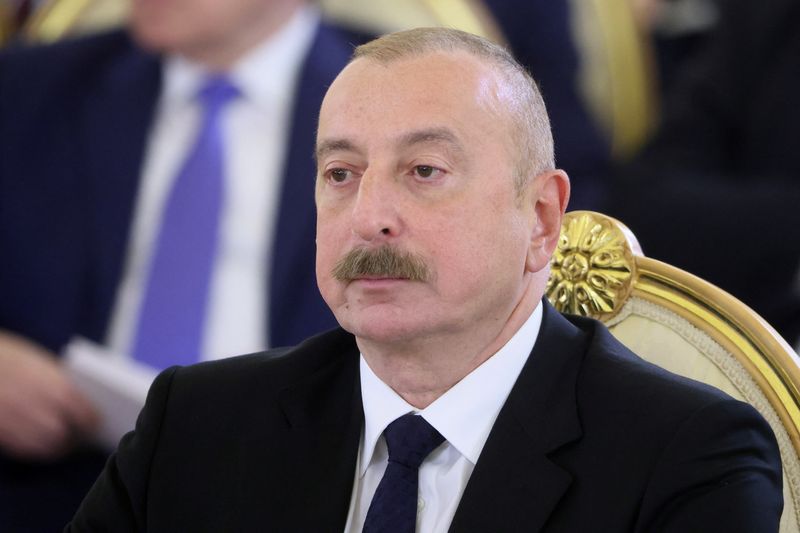 &copy; Reuters. Presidente do Azerbaijão Ilham Aliyev 
 25/5/2023   Sputnik/Mikhail Metzel/Pool via REUTERS