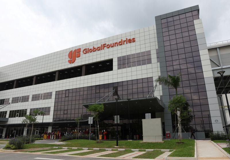 &copy; Reuters. FILE PHOTO: A view of the U.S. chipmaker GlobalFoundries' new fabrication plant in Singapore, September 12, 2023. REUTERS/Edgar Su/File Photo